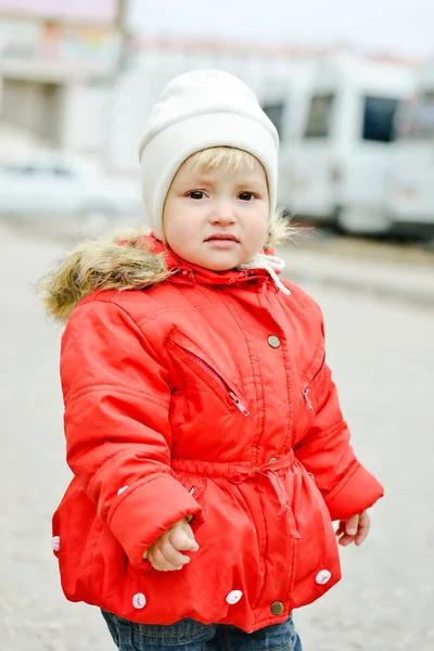 Hüzünlü bebek kız — Stok fotoğraf