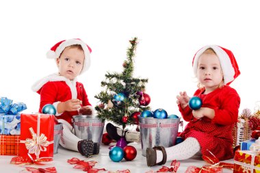 Bebeğim kız Noel babalar