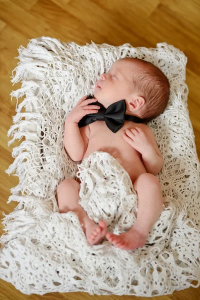 Newborn gentleman — Stock Photo, Image