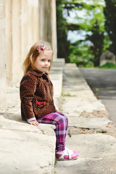 Fashion toddler girl — Stock Photo, Image