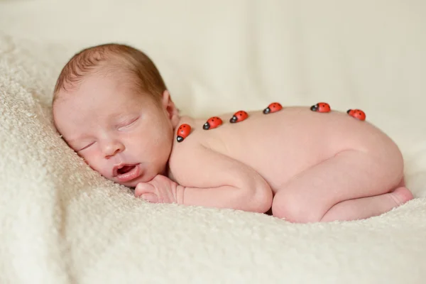 Bellissimo neonato. — Foto Stock