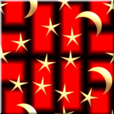 süslü sorunsuz doku