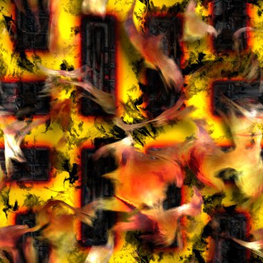 Yangın sorunsuz doku