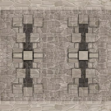 Dikişsiz desenli doku