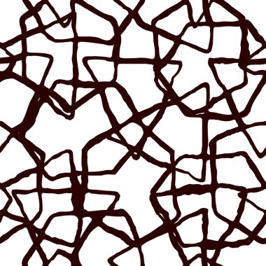 Dikişsiz desenli mask dekorasyon