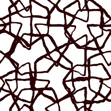 Dikişsiz desenli mask dekorasyon