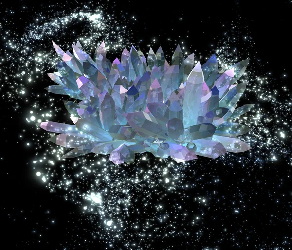 Mysterious crystals — Stock Photo, Image
