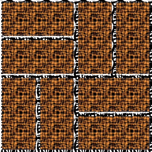 Naadloze patroon textuur van de frames — Stockvector