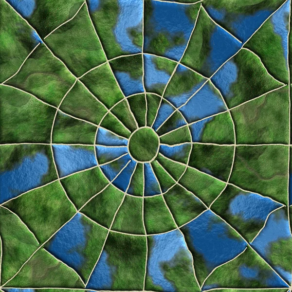 Seamless Creative Texture Form Square Tiles — Stock Photo, Image