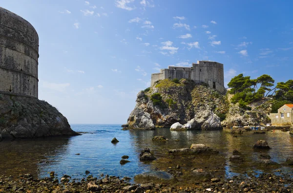 Fort at town Dubrovnik in Croatia — Stock Photo, Image