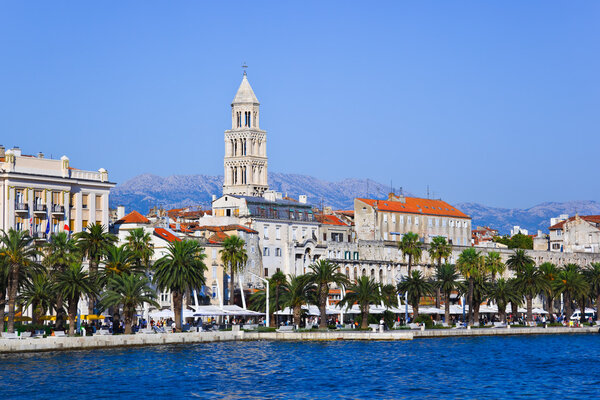 Diocletian palace in Split, Croatia