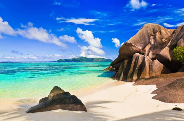 Beach Source d 'Argent en Seychelles —  Fotos de Stock