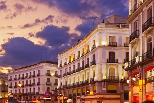 Мадрид Испания на закате — стоковое фото