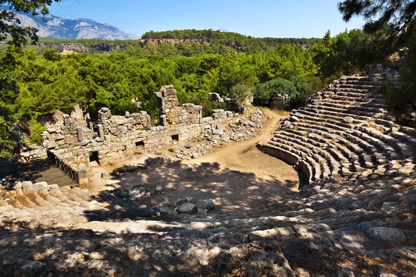 Oud amfitheater in Antalya, Turkije — Stockfoto