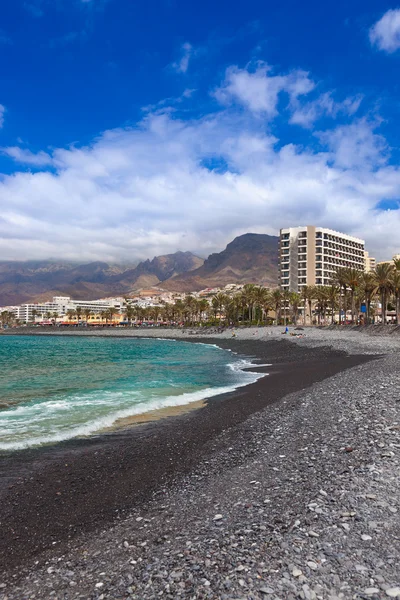 Pláž na ostrově Tenerife - Kanárské ostrovy — Stock fotografie