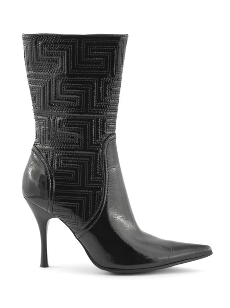 Черная женская обувь — стоковое фото