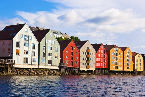 Paisaje urbano de Trondheim, Noruega — Foto de Stock