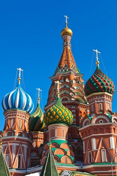 Βασιλικός Καθεδρικός ναός στην Κόκκινη πλατεία, Μόσχα — Φωτογραφία Αρχείου