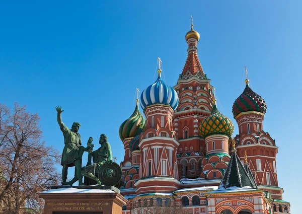Saint Basil Cathedral on Red square, Moscow — Stock Photo, Image