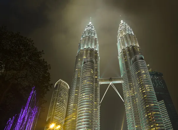 Twin towers at Kuala Lumpur (Malaysia) — Stock Photo, Image