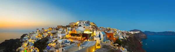 Santorini zonsondergang (Oia) - Griekenland — Stockfoto