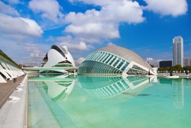 City of Arts and Sciences - Valencia Spain clipart