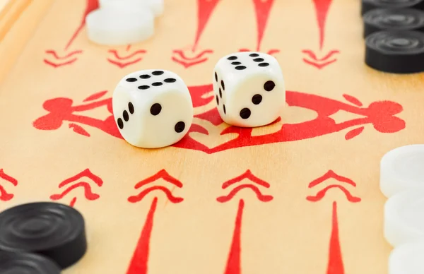 Backgammon dices — Stock Photo, Image