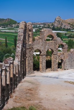 aspendos antalya Türkiye'de su kemeri