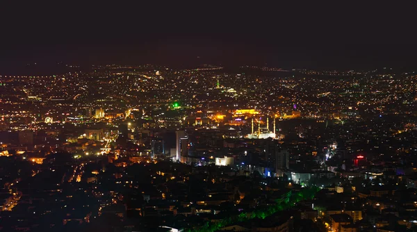 Ankara Turquía por la noche — Foto de Stock