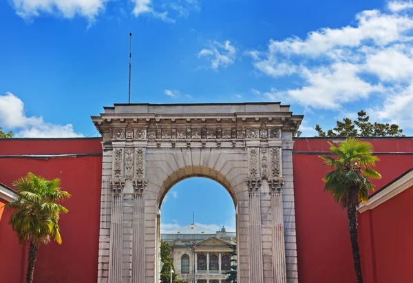 Palácio dolmabahce em istanbul peru — Fotografia de Stock