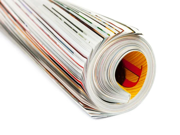 Roll of magazine — Stock Photo, Image