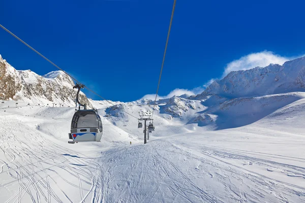 Mountain ski resort hochgurgl Avusturya — Stok fotoğraf