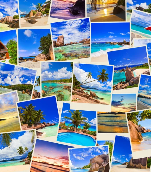 Stack of summer beach shots — Stock Photo, Image