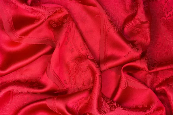 Red silk — Stock Photo, Image