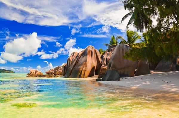 Seyşeller 'deki Sahil Kaynağı d' Argent