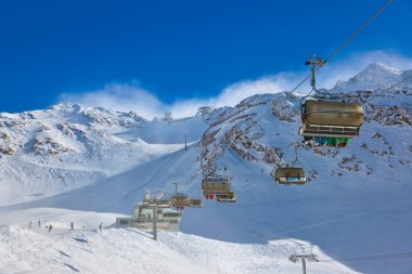 Mountain ski resort hochgurgl Avusturya