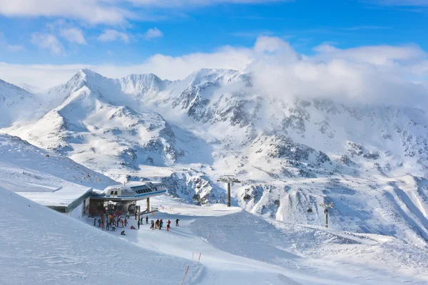Mountain ski resort hochgurgl Rakousko — Stock fotografie
