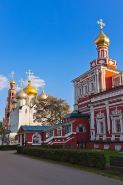 Moskova Rusya 'daki Novodevichiy manastırı