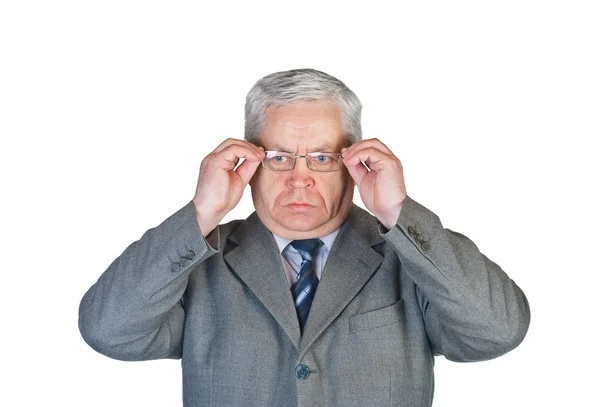 Man and glasses — Stock Photo, Image