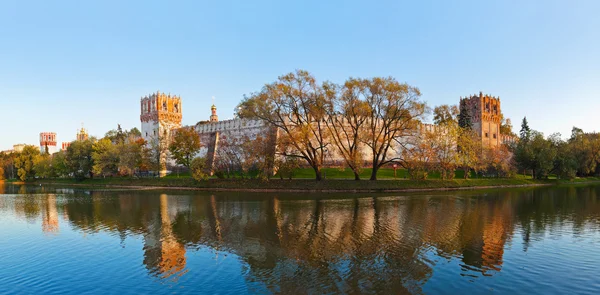 Panorama of Novodevichiy convent in Moscow Russia — Stock Photo, Image