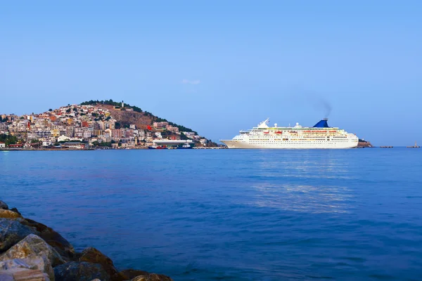 Vista da manhã de Kusadasi Turquia — Fotografia de Stock