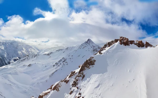 Bergskigebied Solden Oostenrijk — Stockfoto