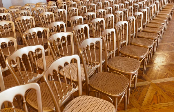 Rows of chairs — Stock Photo, Image