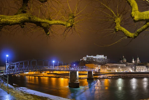 Salzburgo Austria en invierno — Foto de Stock