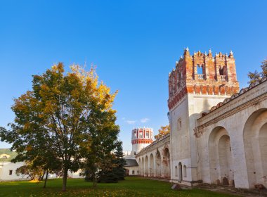 Moskova Rusya 'daki Novodevichiy manastırı