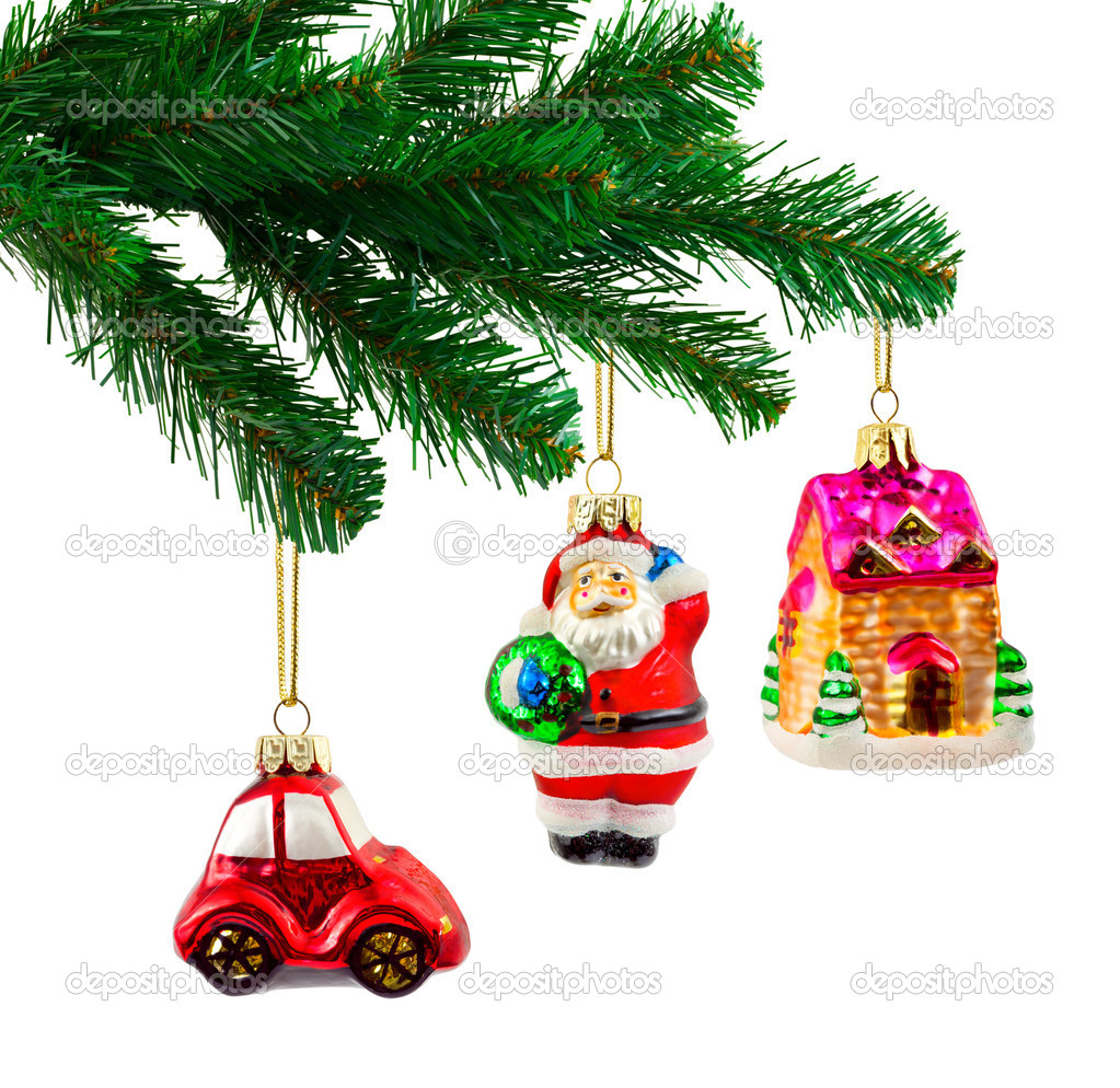Christmas tree and toys