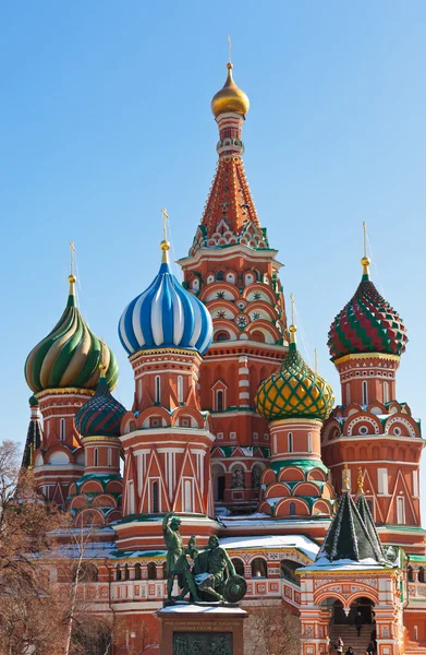 Saint Basil Cathedral on Red square, Moscow — Stock Photo, Image