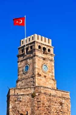 antalya Türkiye'de ünlü Kulesi