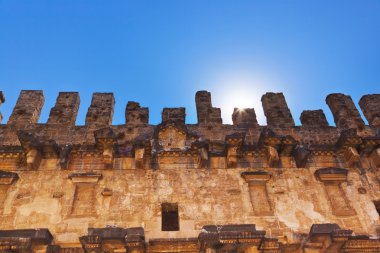 eski amfitiyatro aspendos, antalya, Türkiye