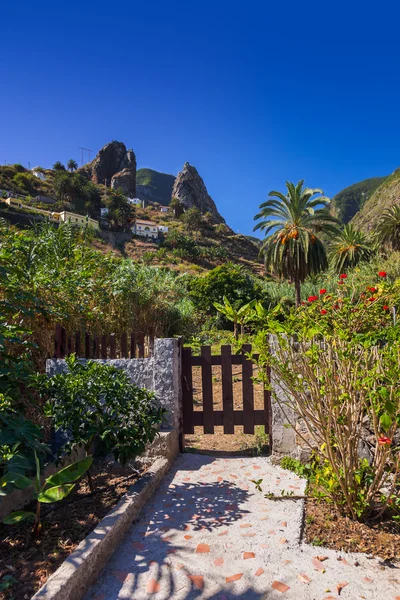 Hermigua valley in La Gomera island - Canary — Stock Photo, Image